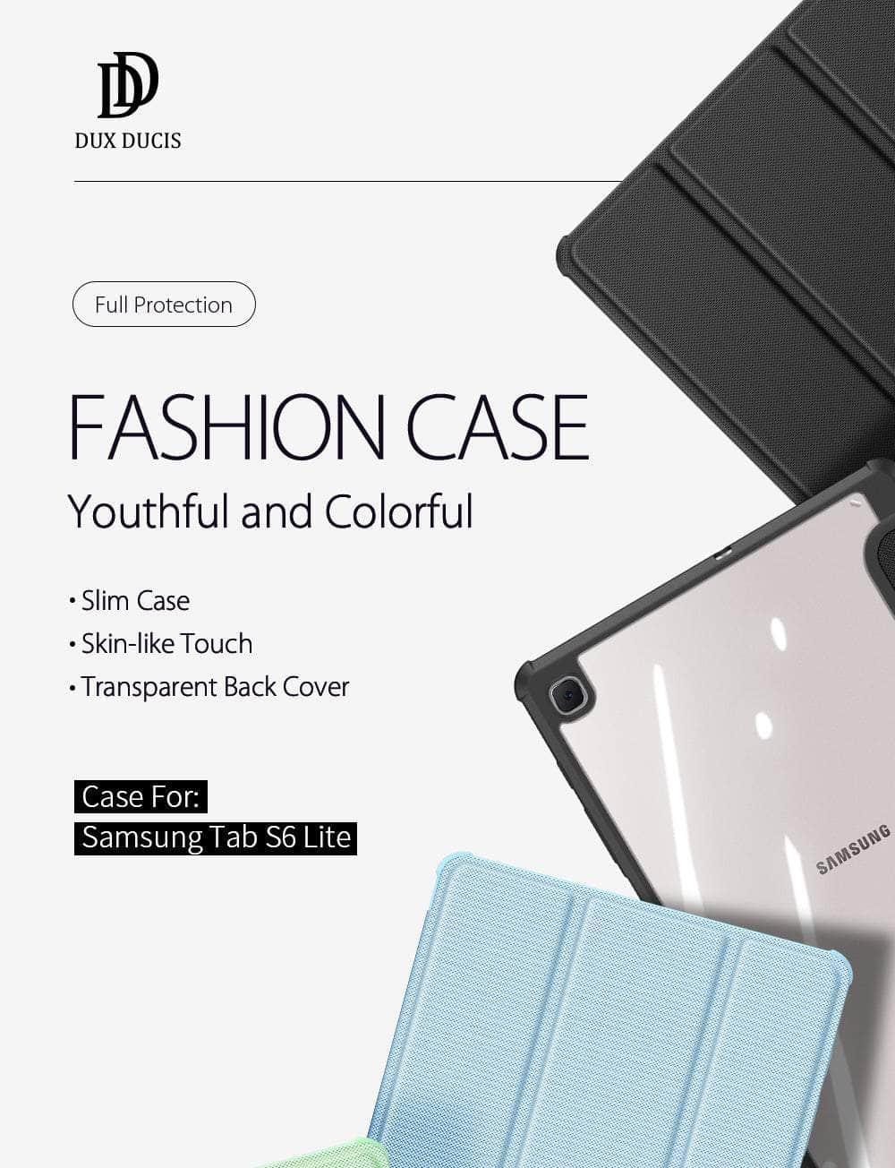 CaseBuddy Australia Casebuddy DUX DUCIS Galaxy Tab S8 Ultra X906 Leather Series Smart Sleep Wake Pencil Holder Case