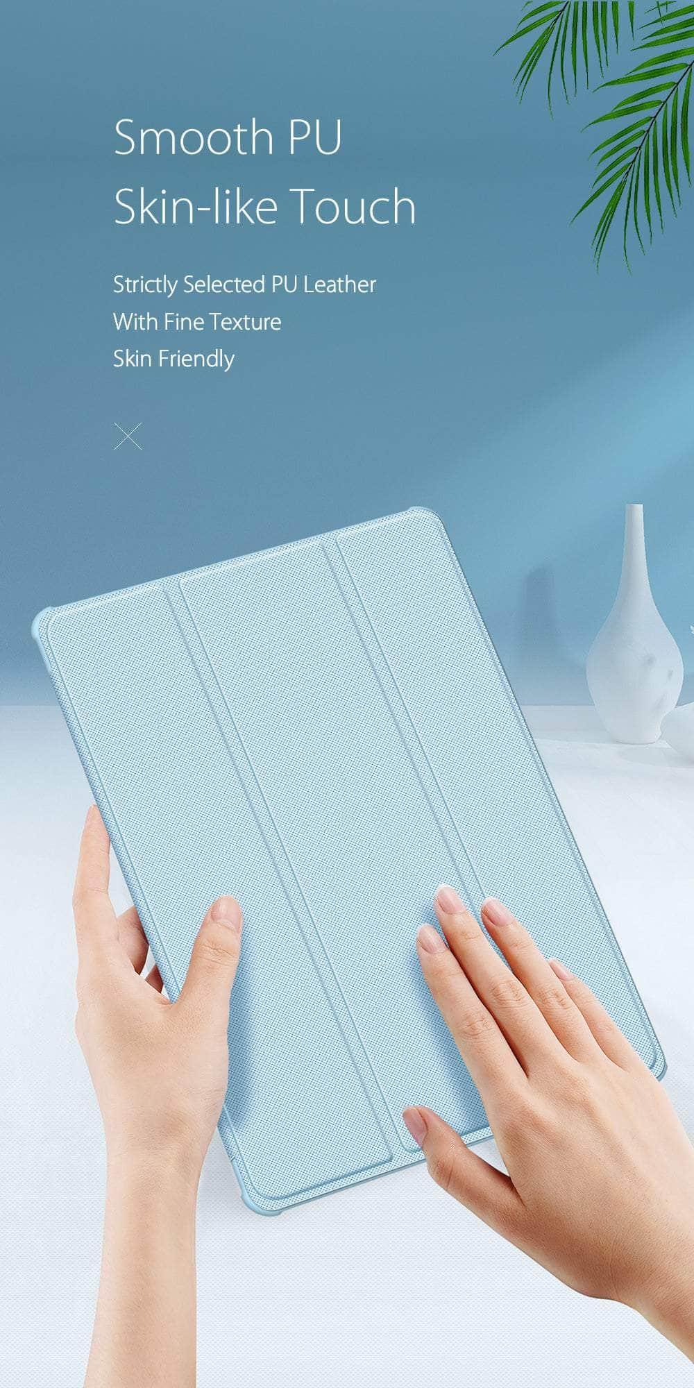 CaseBuddy Australia Casebuddy DUX DUCIS Galaxy Tab S8 Ultra X906 Leather Series Smart Sleep Wake Pencil Holder Case