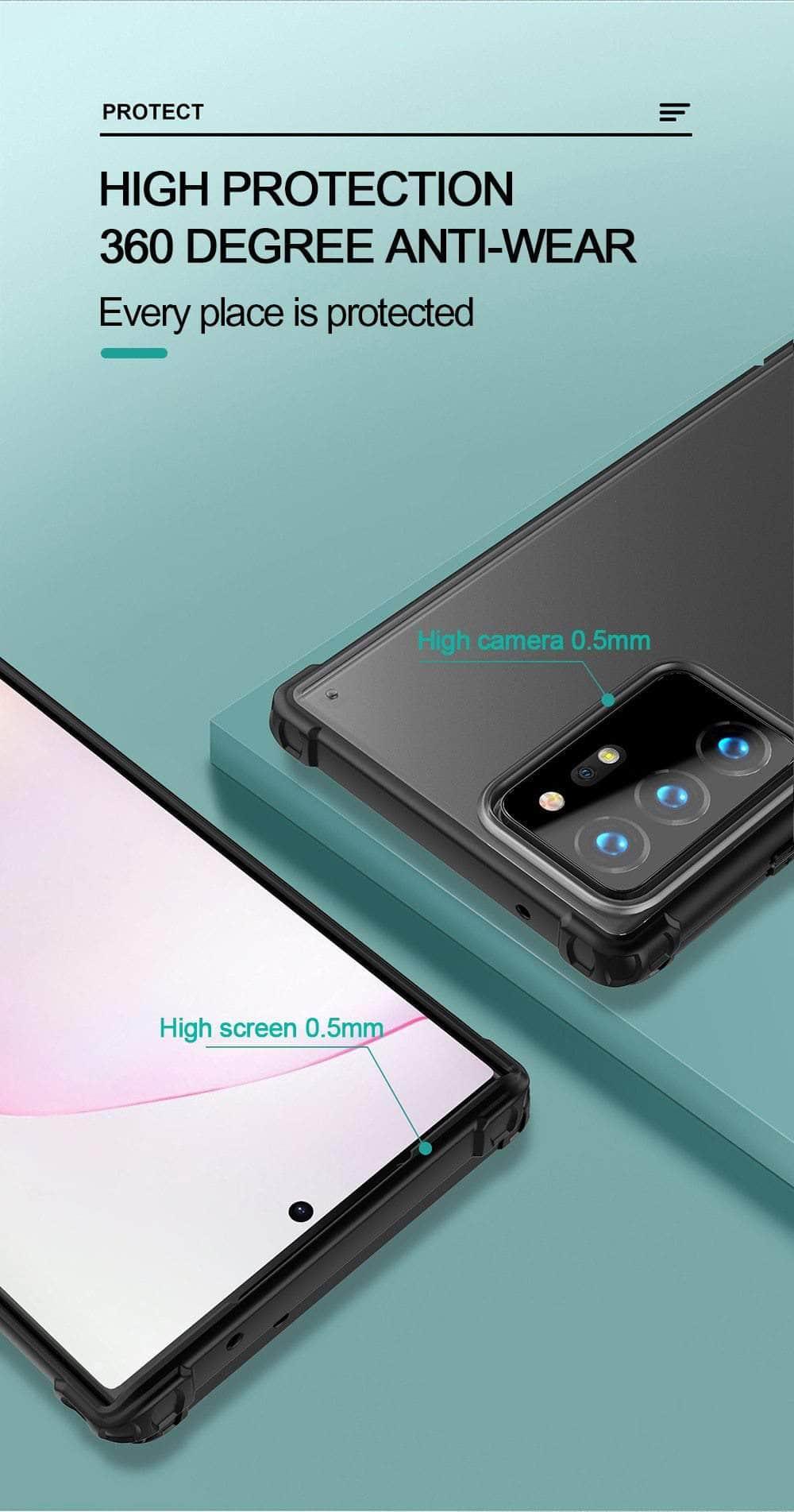 Galaxy Note 20 Ultra 10 S10 S20 Plus Luxury Frosted Transparent Shockproof Case - CaseBuddy