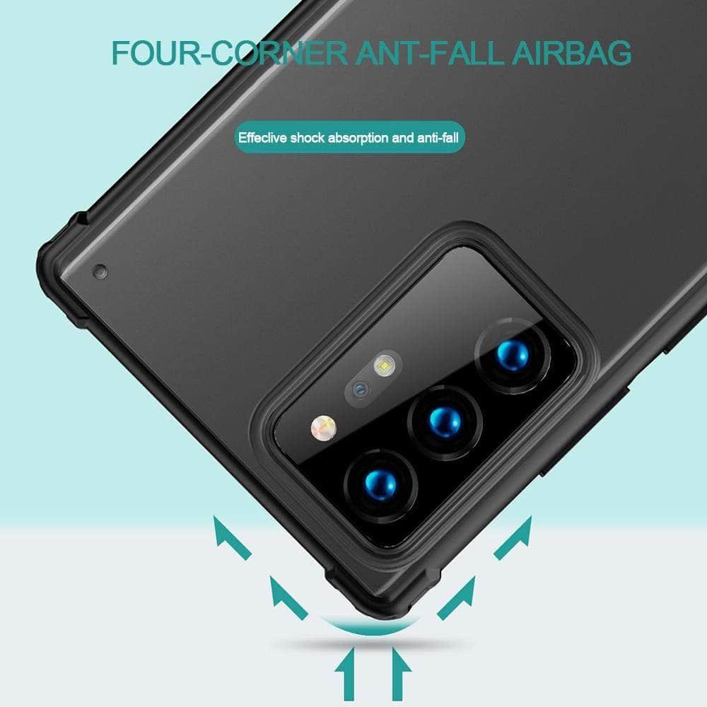 Galaxy Note 20 Ultra 10 S10 S20 Plus Luxury Frosted Transparent Shockproof Case - CaseBuddy