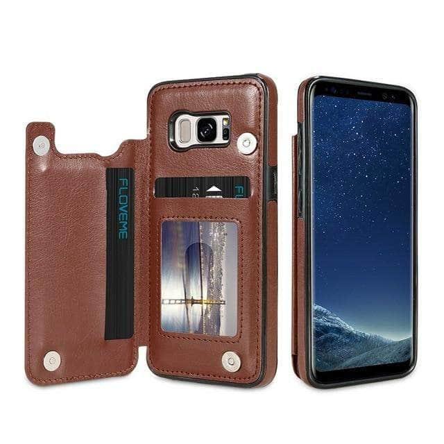 Galaxy S20 Plus S20 Ultra 5G Retro Vintage Wallet Case - CaseBuddy