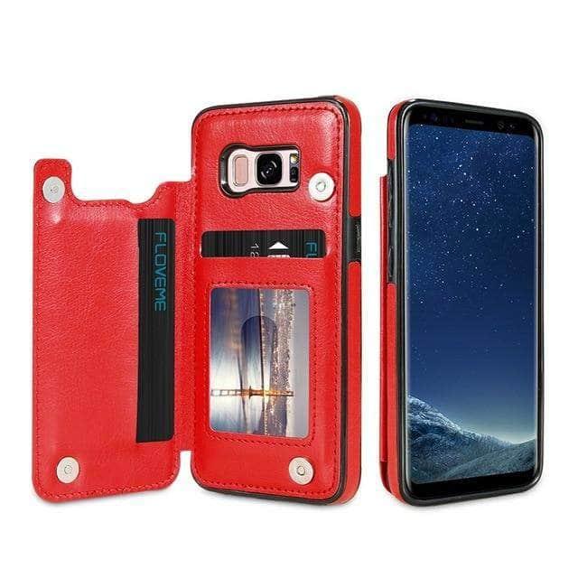 Galaxy S20 Plus S20 Ultra 5G Retro Vintage Wallet Case - CaseBuddy