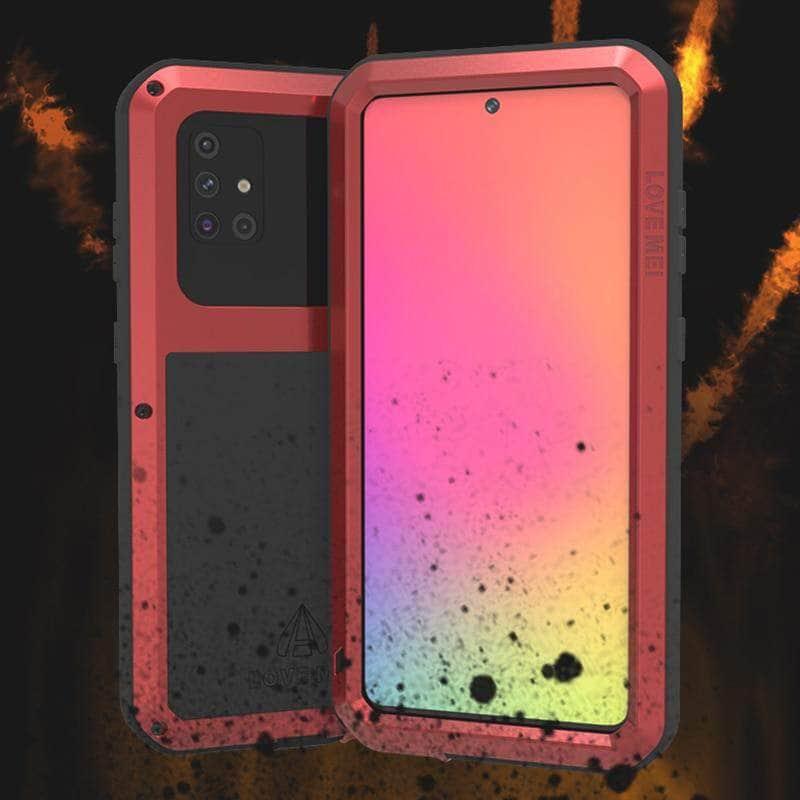 Galaxy S20 Ultra S20 Plus S20 Doom Armor Duty Shockproof Metal Aluminum Case - CaseBuddy