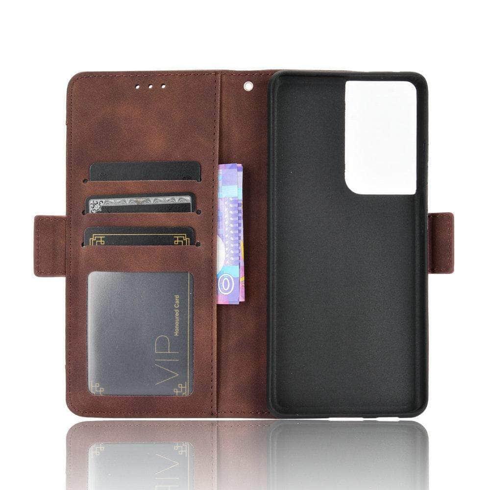 CaseBuddy Australia Casebuddy Galaxy S21 Removable Card Slot Leather Cover