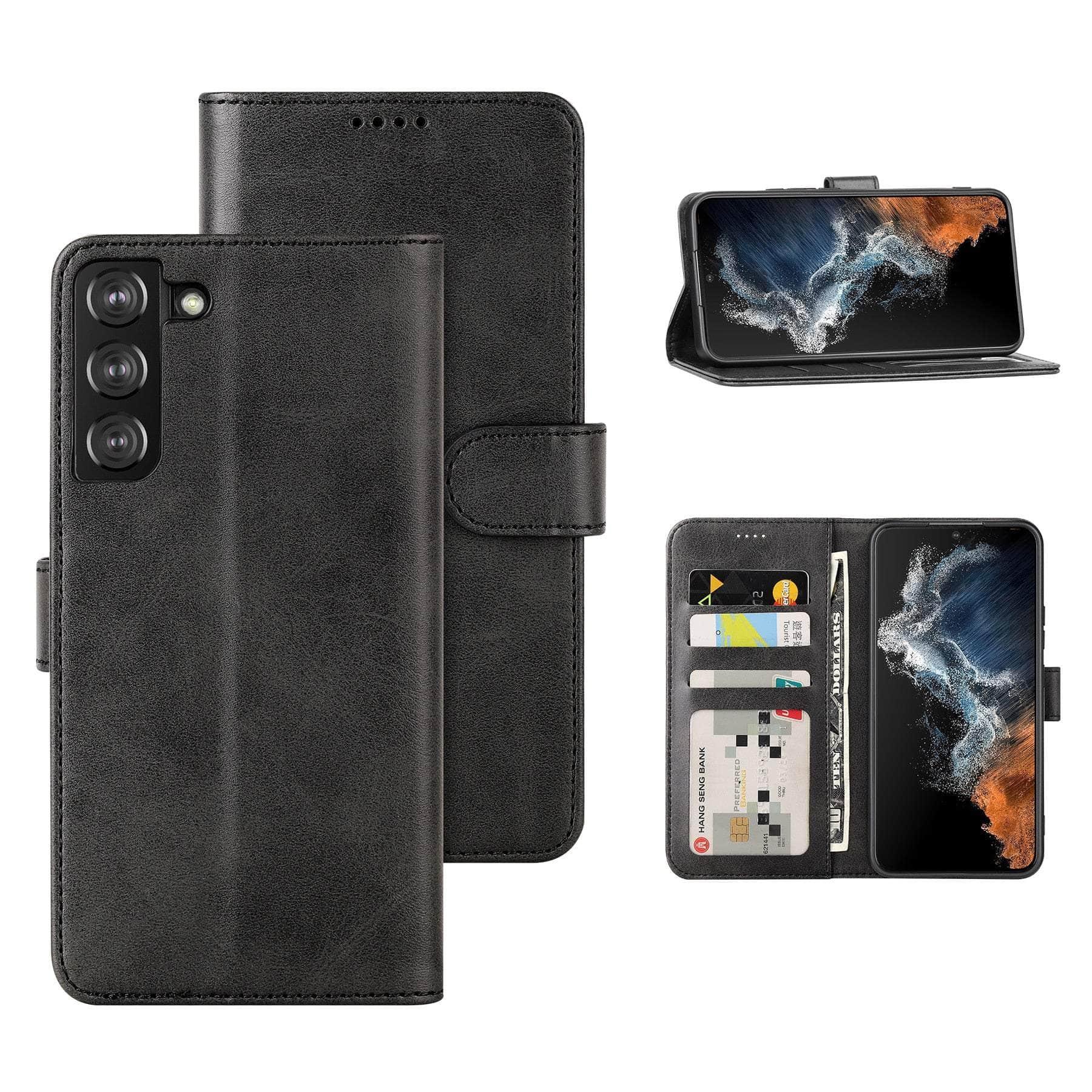 CaseBuddy Australia Casebuddy Galaxy S22 Plus Flip Case with Card Slot Kickstand