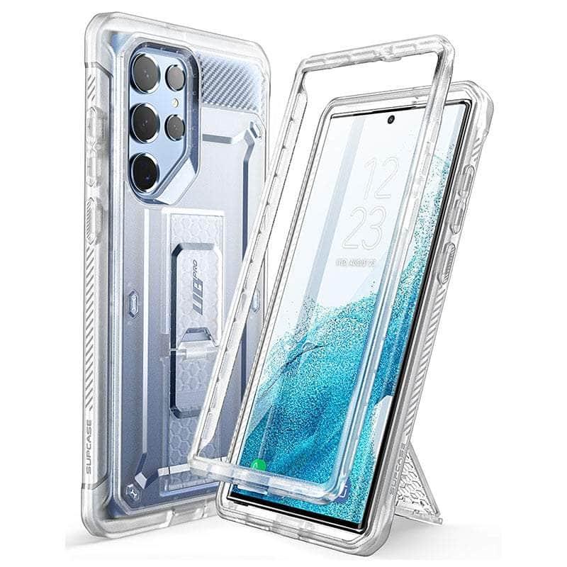 Casebuddy PC + TPU / Clear Galaxy S22 Ultra SUPCASE UB Pro Full-Body Holster