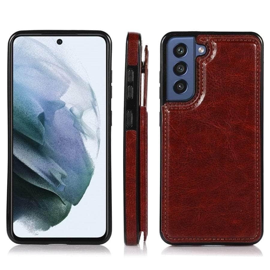 Casebuddy Galaxy S23 Plus Luxury Slim Fit Wallet Leather Case