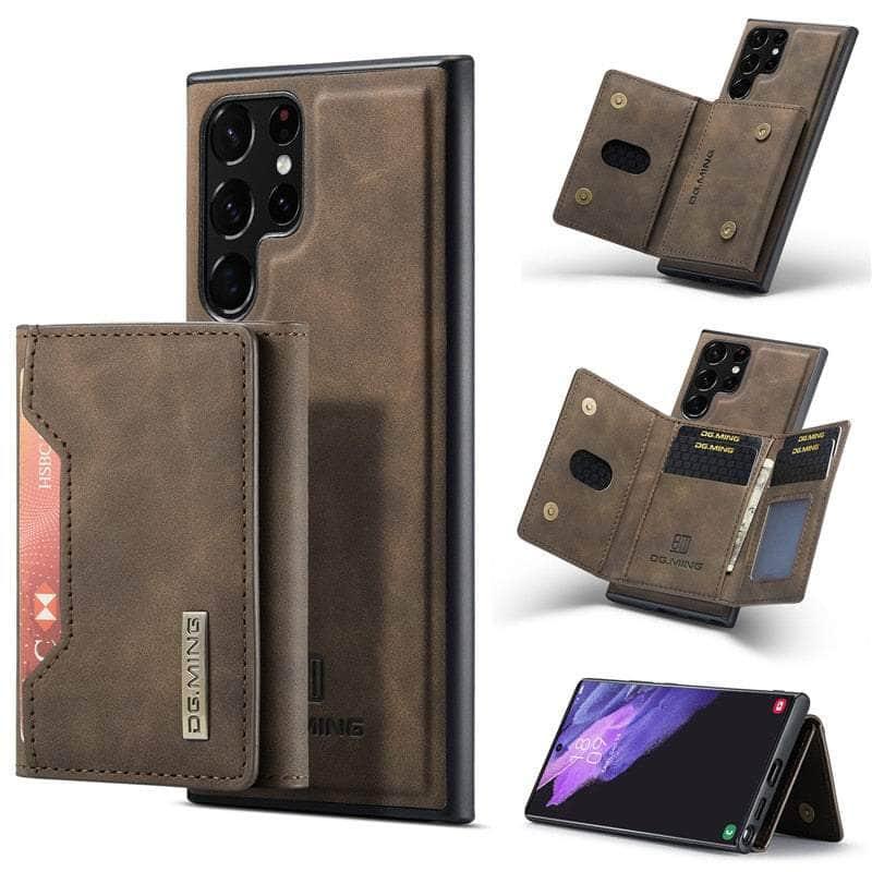Casebuddy Coffee / Samsung S23 Plus Galaxy S23 Plus Retro Flip Leather Case