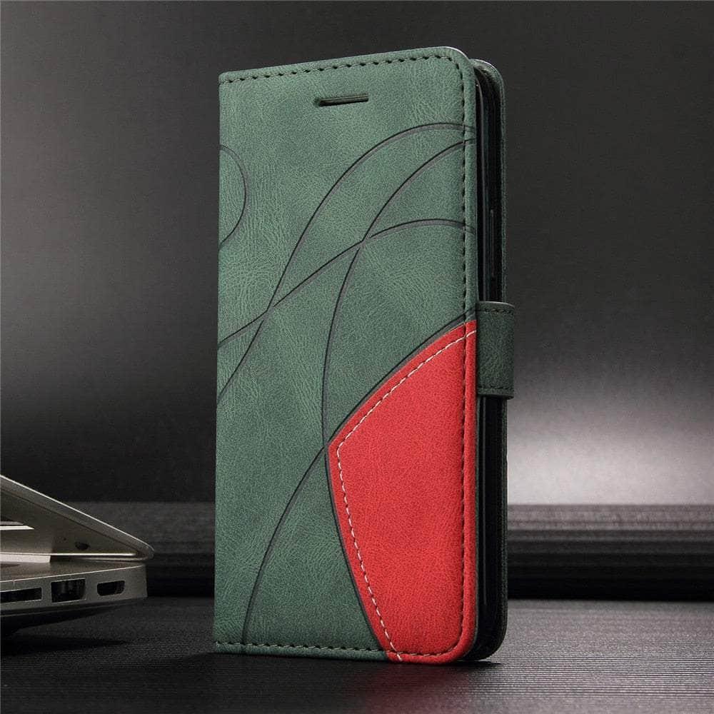Casebuddy Green / Samsung S23 Plus Galaxy S23 Plus Wallet Leather Luxury Cover