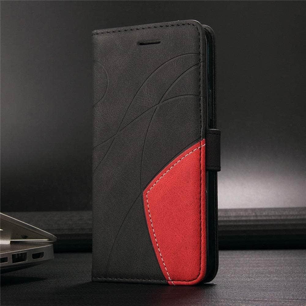 Casebuddy Black / Samsung S23 Plus Galaxy S23 Plus Wallet Leather Luxury Cover