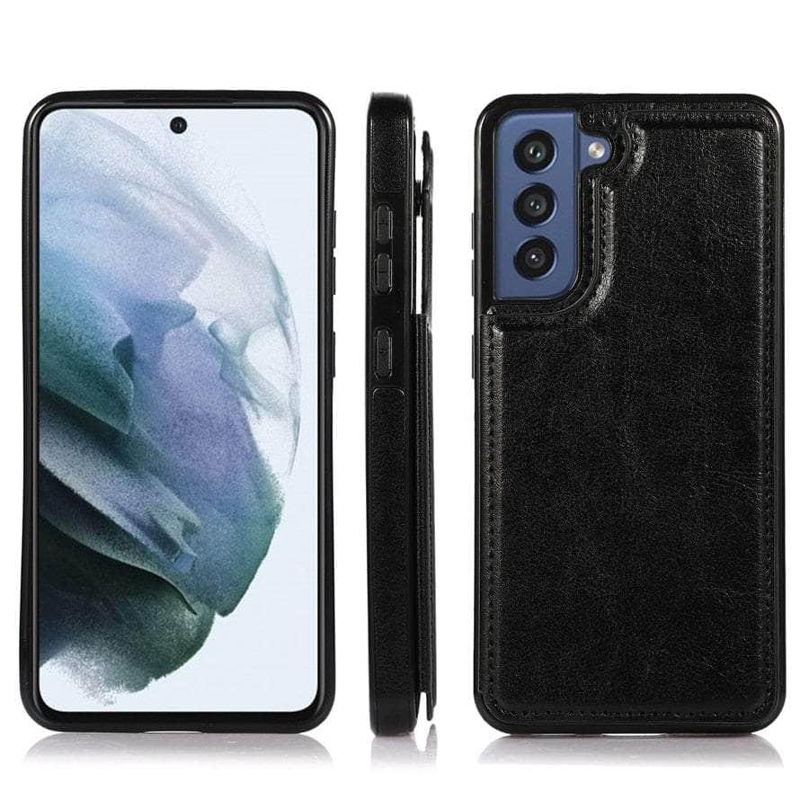 Casebuddy Galaxy S23 Ultra Luxury Slim Fit Wallet Leather Case