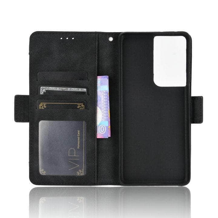 Casebuddy Galaxy S23 Ultra Removable Card Leather Cover