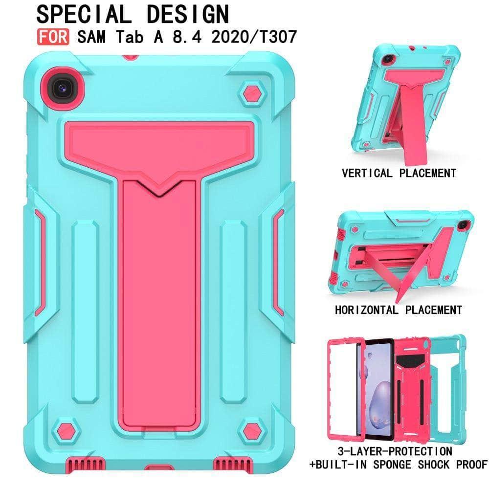 Galaxy Tab A 8.4 T307 2020 Shockproof Armor Heavy Protective Rugged Duty Case - CaseBuddy