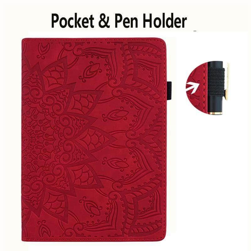 Galaxy Tab A7 10.4 2 T500 T505 Classic Flower Leather Cover - CaseBuddy