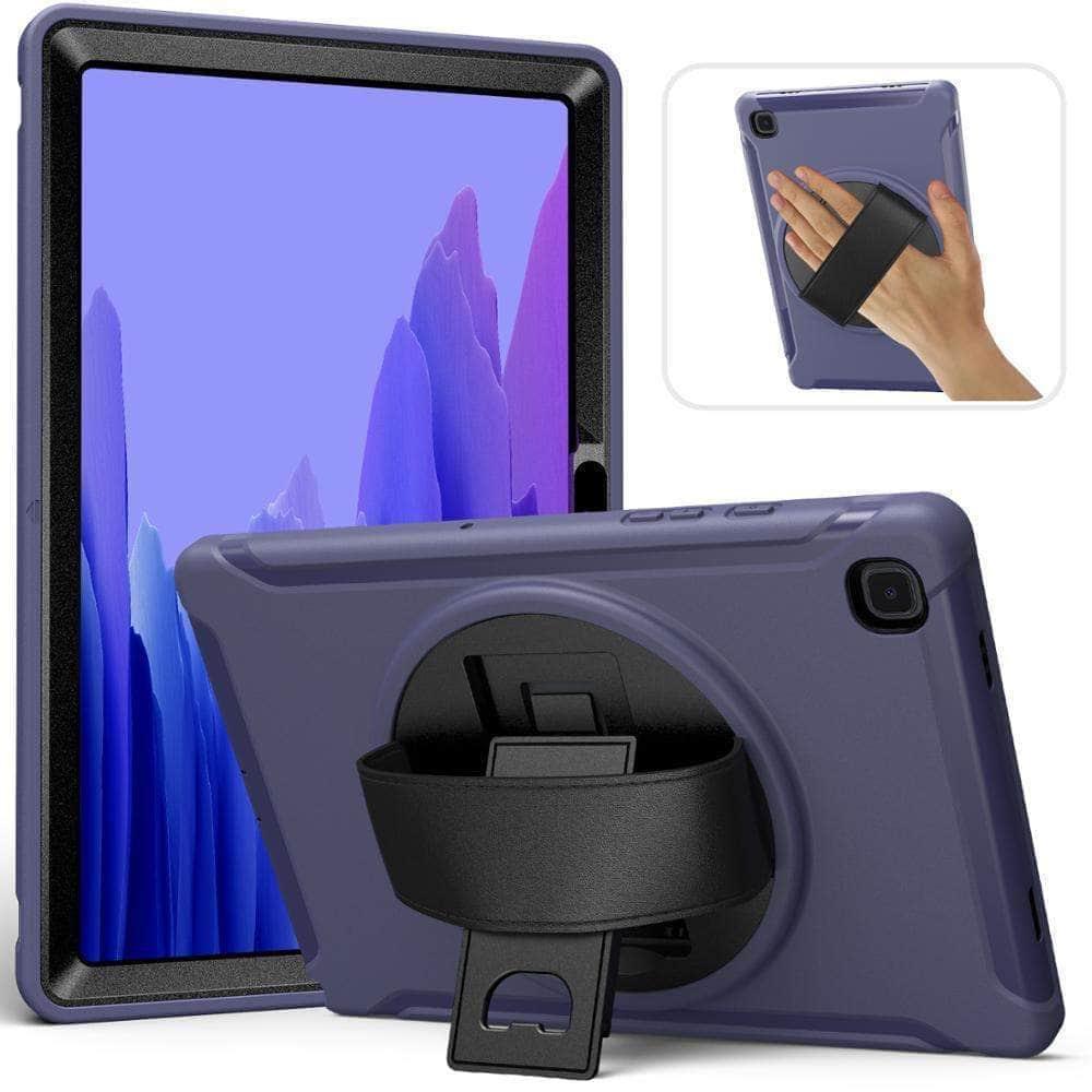 CaseBuddy Australia Casebuddy Galaxy Tab A7 Case 10.5 T500 T505 Rotation Tablet Shockproof Hard Heavy Duty Case