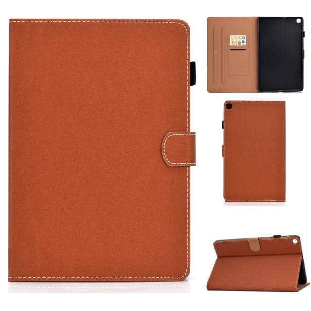 CaseBuddy Australia Casebuddy Brown / Tab A7 Lite 8.7 inch Galaxy Tab A7 Lite T220 T225 Business Matte Leather Tablet Case
