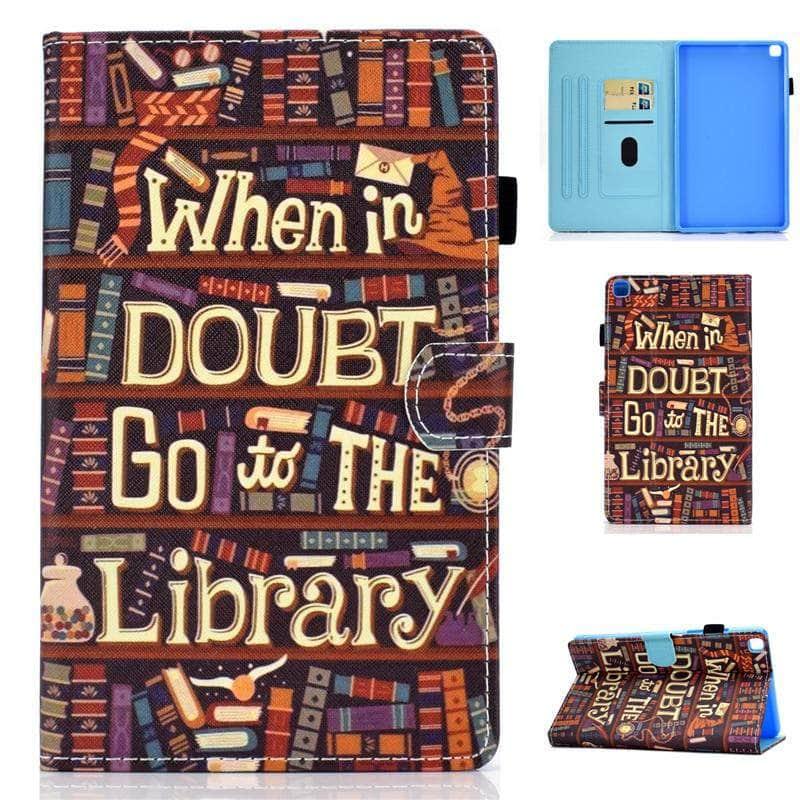 CaseBuddy Australia Casebuddy Galaxy Tab A7 Lite T220 T225 Cartoon Leather Stand Case