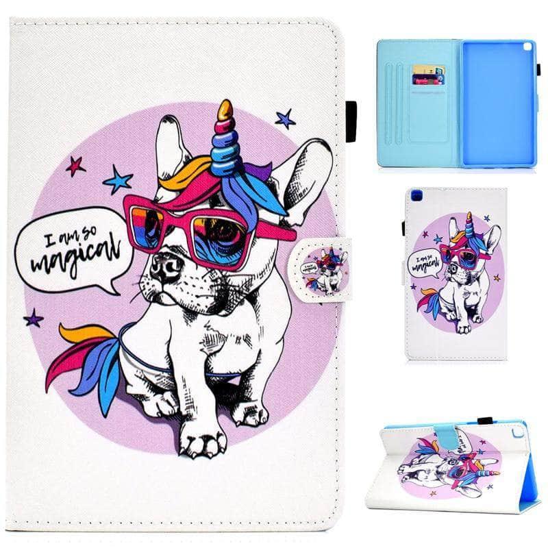 CaseBuddy Australia Casebuddy Galaxy Tab A7 Lite T220 T225 Cartoon Leather Stand