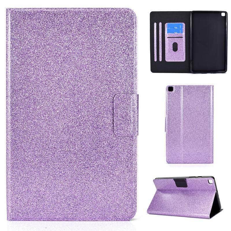 CaseBuddy Australia Casebuddy Galaxy Tab A7 Lite T220 T225 Glitter Bling Leather Case