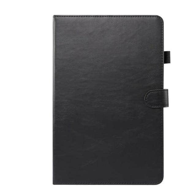 CaseBuddy Australia Casebuddy Black Galaxy Tab S6 Lite 10.4 P610 P615 Premium PU Leather Stand with Pencil Holder