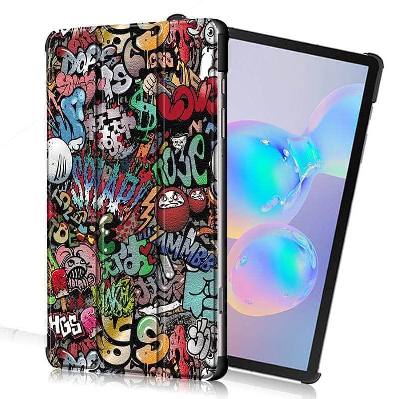 Galaxy Tab S6 Lite 10.4 P610 P615 Ultra Slim Magnetic Themed Case - CaseBuddy