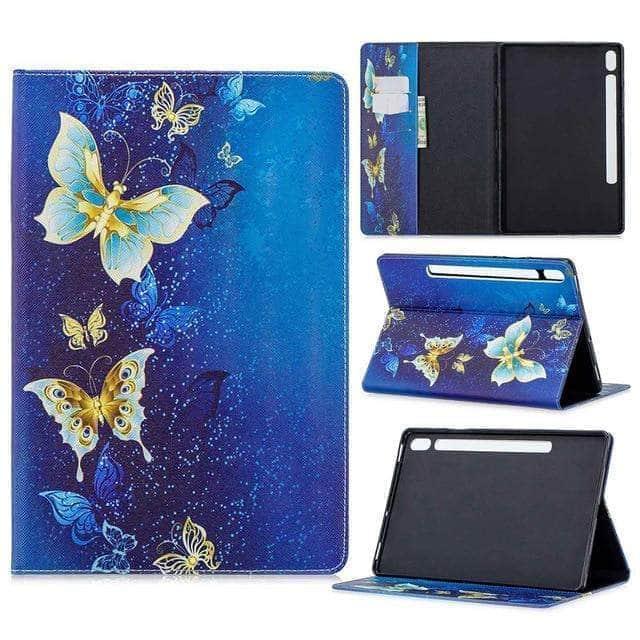CaseBuddy Australia Casebuddy Star butterfly Galaxy Tab S7 11 T870 T875 Slim Shockproof Stand Case