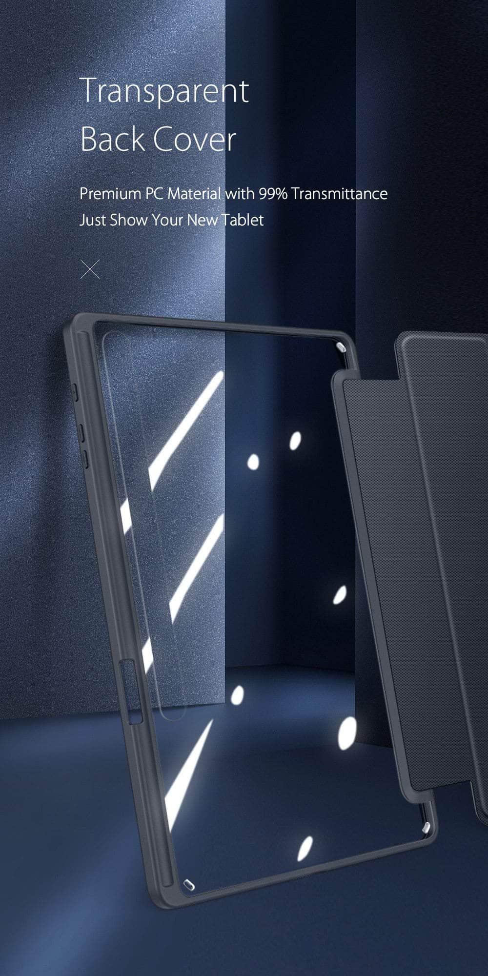 CaseBuddy Australia Casebuddy Galaxy Tab S7 Lite 12.4 T730 T735 Smart Sleep Wake Pencil Holder Stand