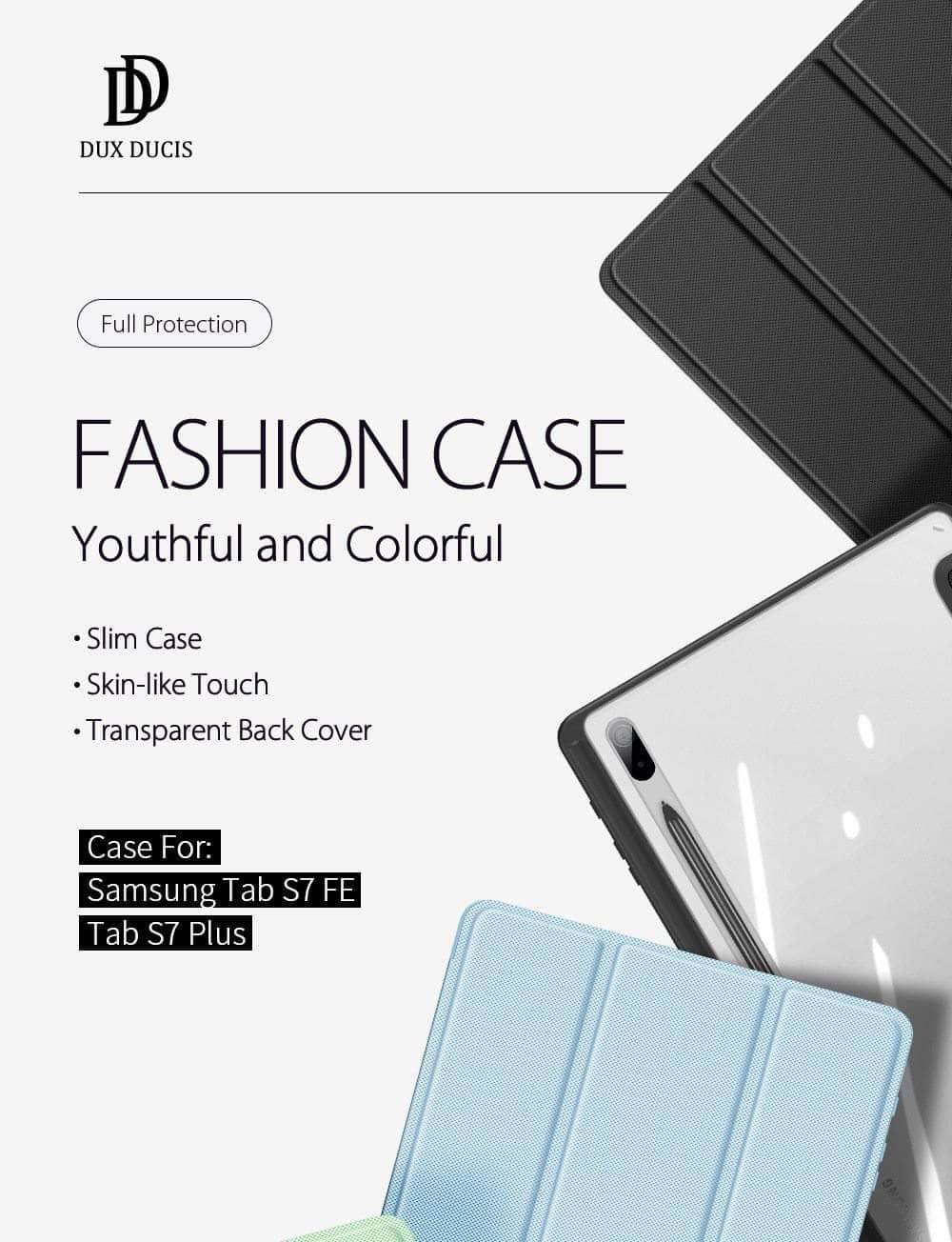 CaseBuddy Australia Casebuddy Galaxy Tab S7 Lite 12.4 T730 T735 Smart Sleep Wake Pencil Holder Stand