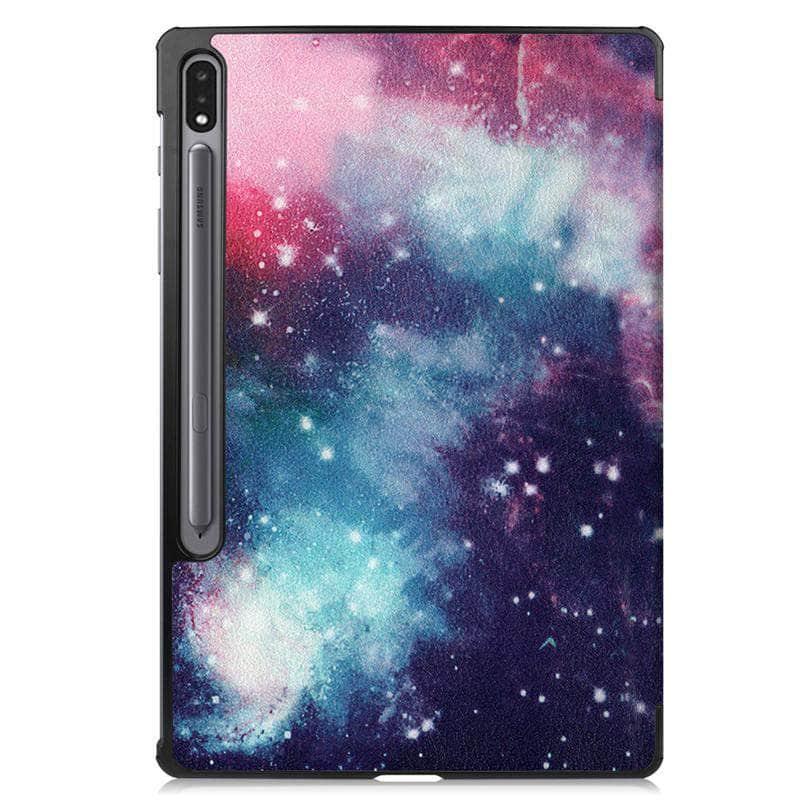 Galaxy Tab S7 Plus 12.4 T970 T975 Auto Sleep/Wake PU Leather Stand Cover - CaseBuddy