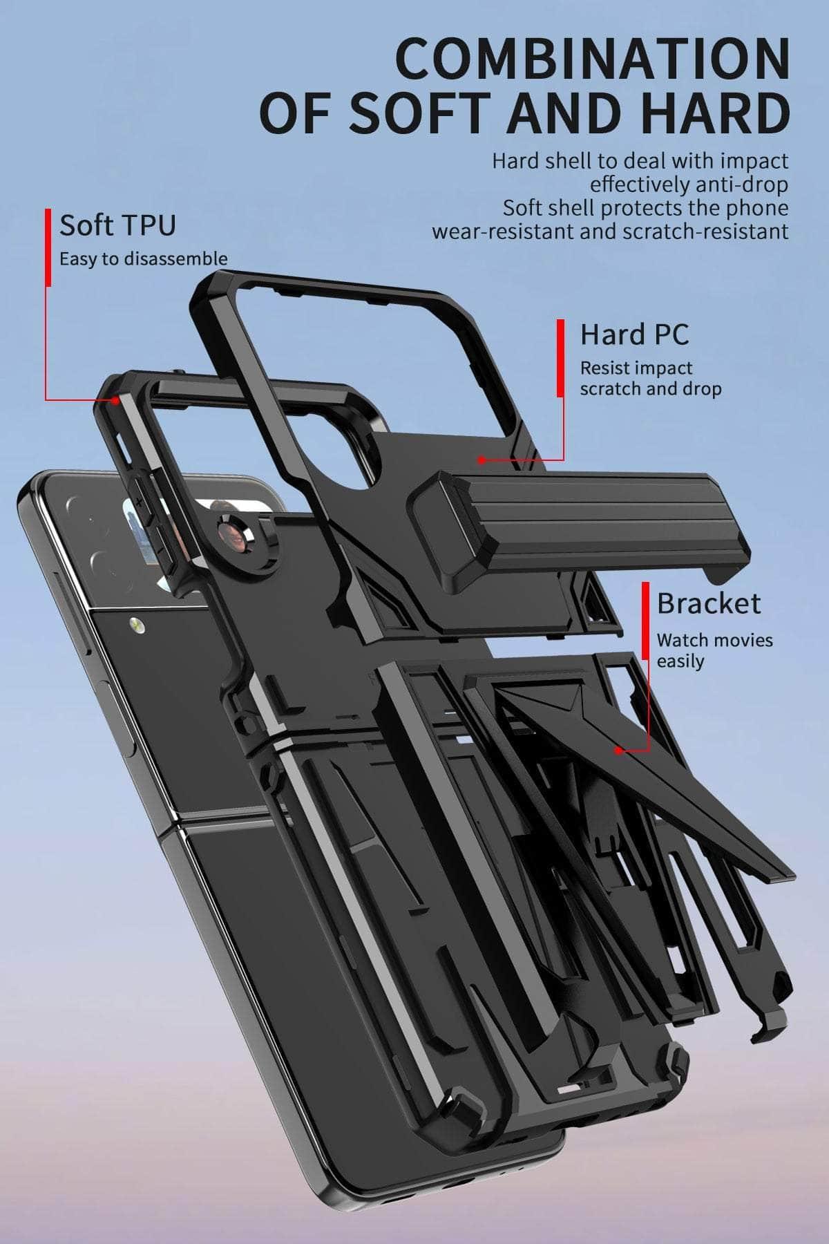 Casebuddy Galaxy Z Flip 3 Armor Rugged Silicone Shockproof Case