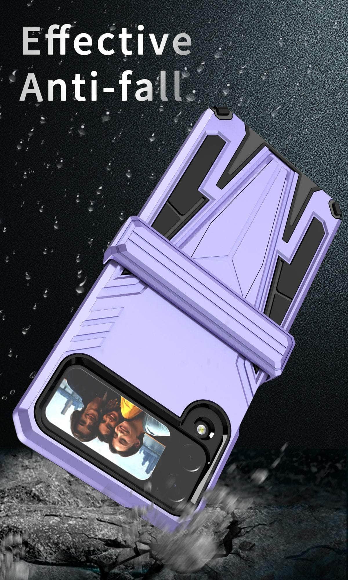 Casebuddy Galaxy Z Flip 4 Armor Rugged Silicone Shockproof Case