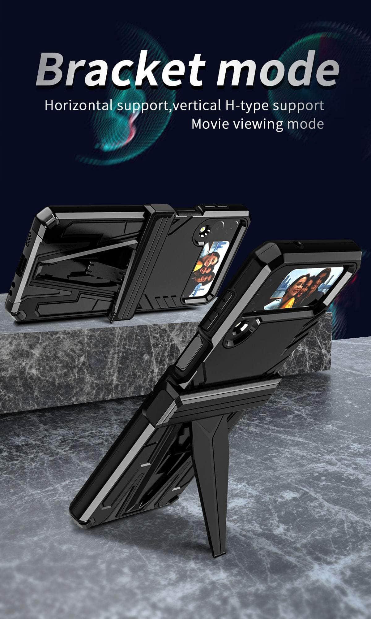 Casebuddy Galaxy Z Flip 4 Armor Rugged Silicone Shockproof Case