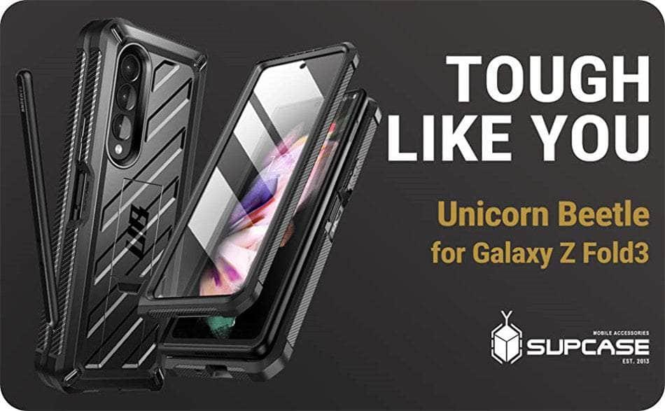 Casebuddy Galaxy Z Fold 3 SUPCASE UB Rugged Belt Clip Case