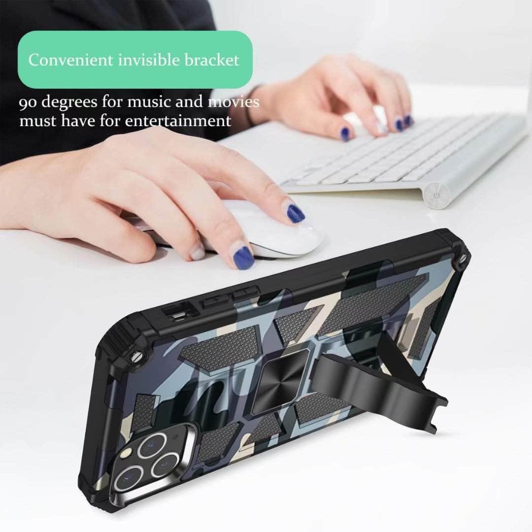 Casebuddy Hidden Magnetic Kickstand Galaxy S23 Plus Case