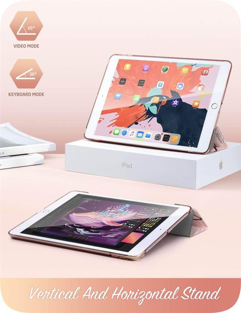 CaseBuddy Australia Casebuddy I-BLASON iPad 10.2 Cosmo Marble Trifold Stand Case