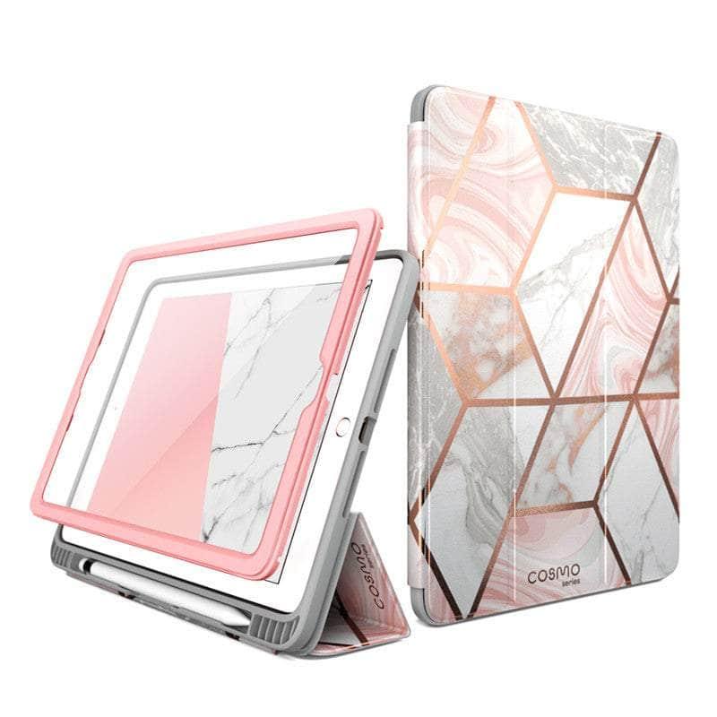CaseBuddy Australia Casebuddy I-BLASON iPad 9.7 Cosmo Marble Trifold Stand Case