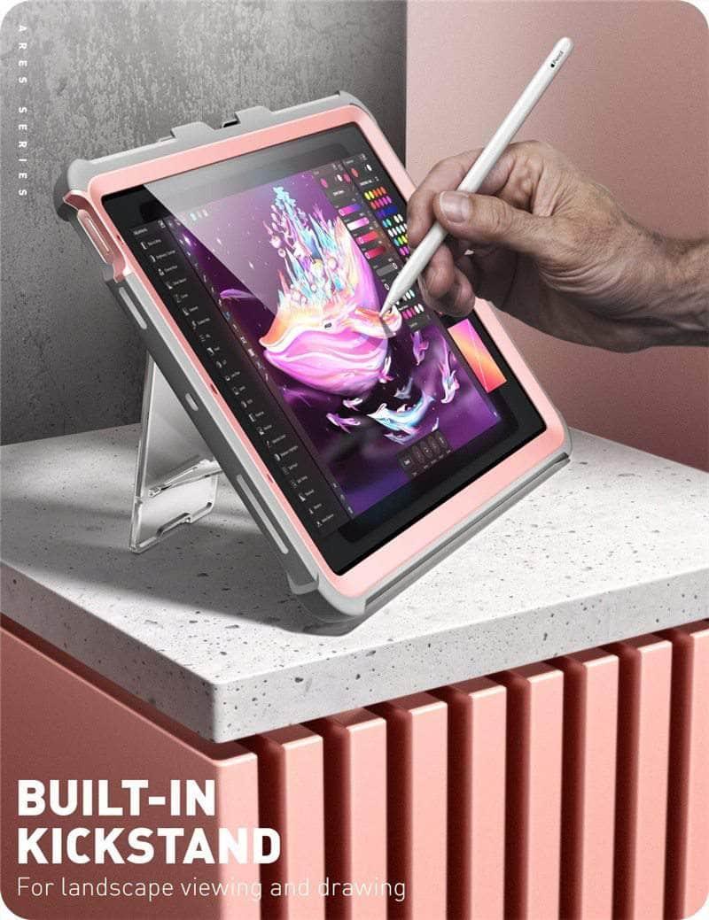 CaseBuddy Australia Casebuddy I-BLASON iPad Air 4 Ares Built-in Screen Protector Cover