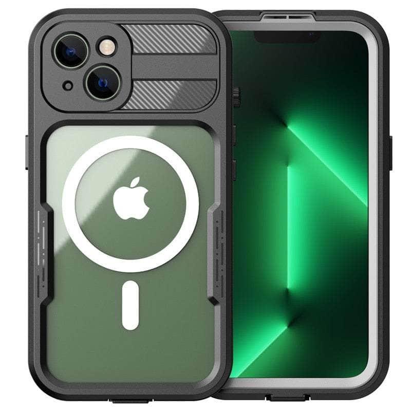 Casebuddy IP68 Waterproof iPhone 14 Plus Diving Wireless Charging Case