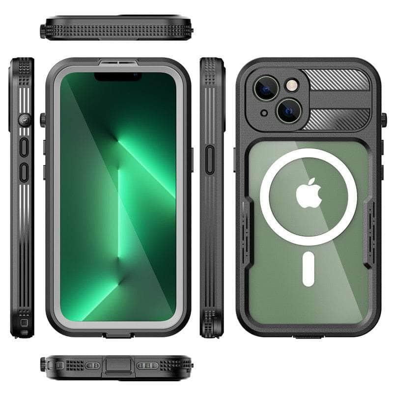 Casebuddy IP68 Waterproof iPhone 14 Pro Diving Wireless Charging Case
