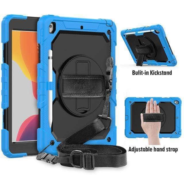 CaseBuddy Casebuddy A11 iPad 10.2 2019/2020 (iPad 7/8) 360 Rotating Protective Case Strap
