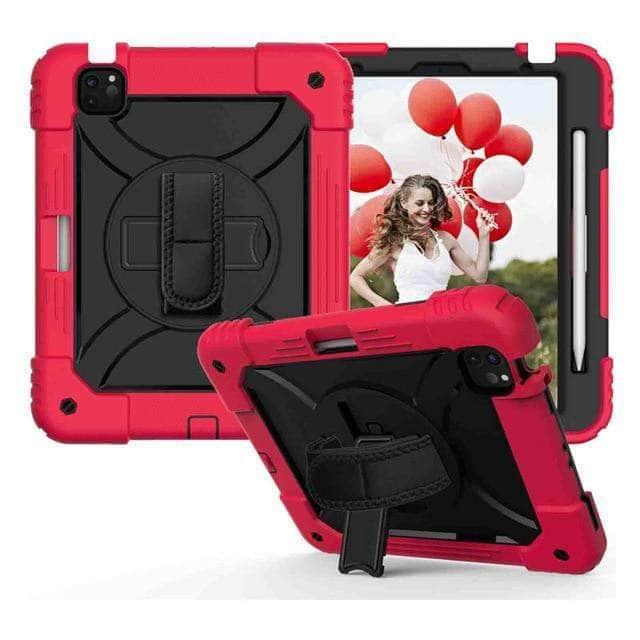 CaseBuddy Australia Casebuddy 8 iPad Air 4 10.9 Case 2020 Hybrid 3 Layers Armor Kids Shockproof Case