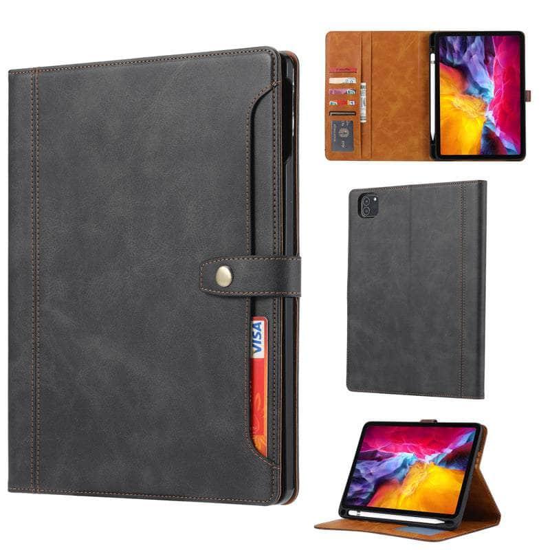 iPad Air 5 Luxury Business Leather Book Case