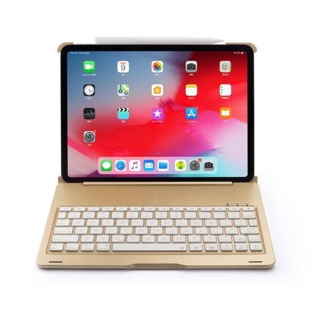 iPad Pro 11 2018 360 Bluetooth Wireless Backlit Keyboard Case A1980 - CaseBuddy