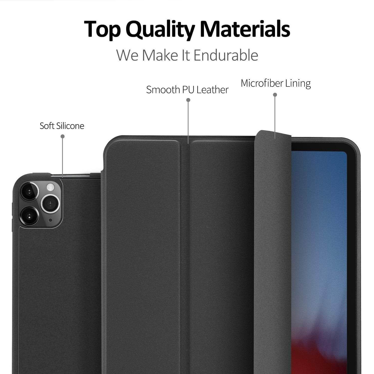 iPad Pro 11 2020 PU Leather Flip Stand Tablet Cover - CaseBuddy