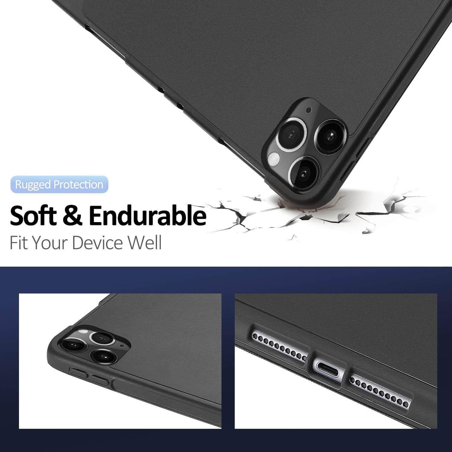 iPad Pro 11 2020 PU Leather Flip Stand Tablet Cover - CaseBuddy