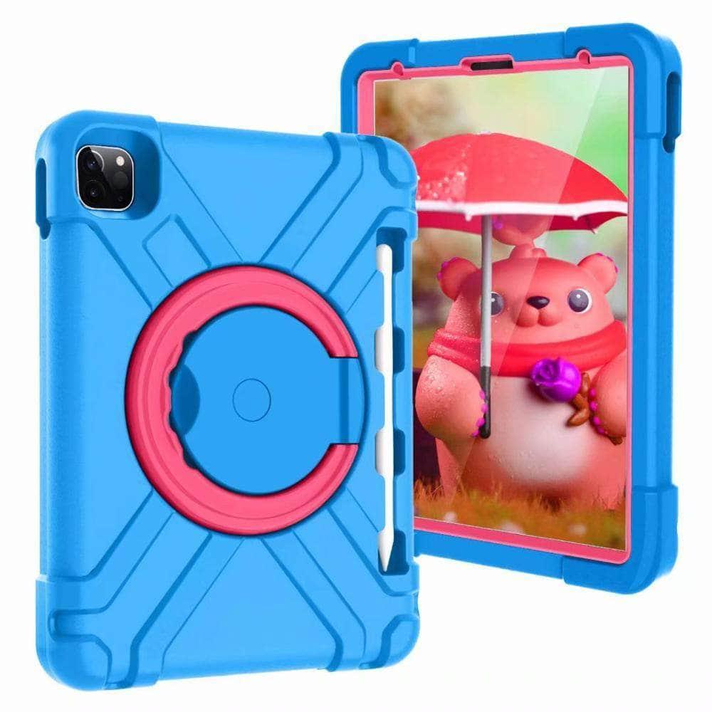 iPad Pro 11 2020 Shockproof Silicone EVA Kids Safe Pen Holder Case - CaseBuddy