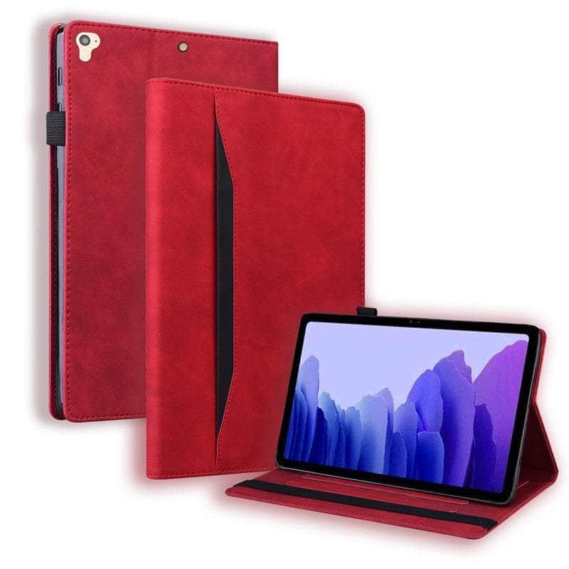 Casebuddy red / For iPad Pro 11 2022 iPad Pro 11 2022 Luxury Leather Wallet Case