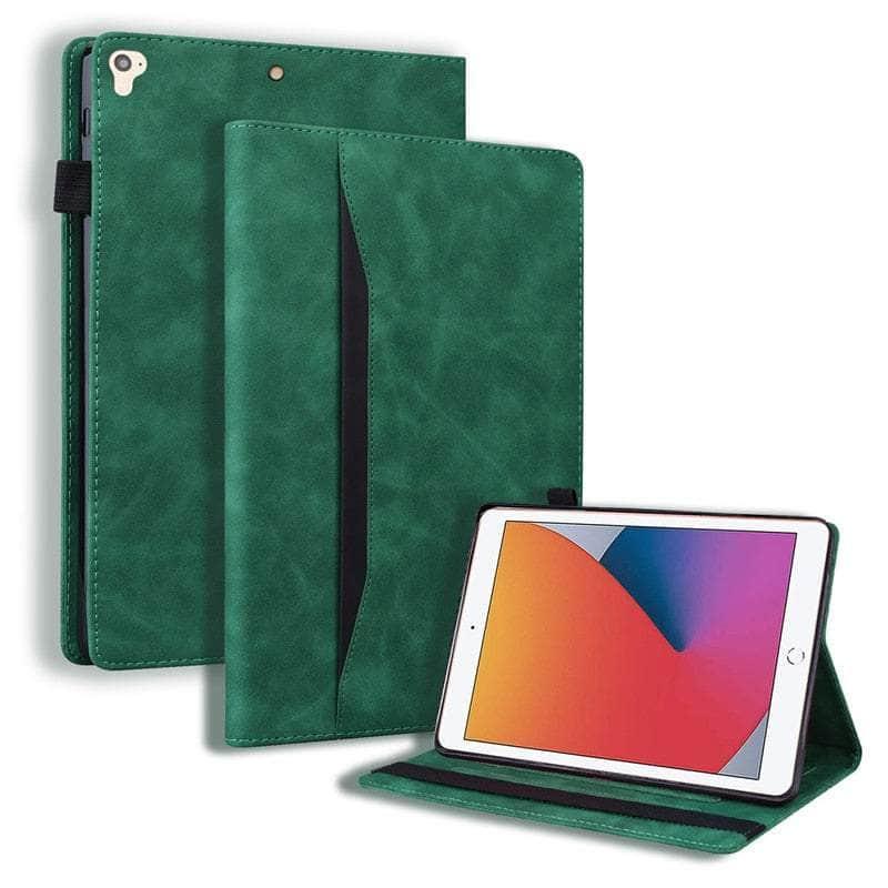 Casebuddy green / For iPad Pro 11 2022 iPad Pro 11 2022 Luxury Leather Wallet Case