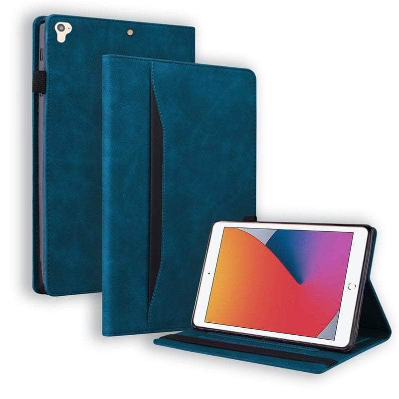 Casebuddy blue / For iPad Pro 11 2022 iPad Pro 11 2022 Luxury Leather Wallet Case