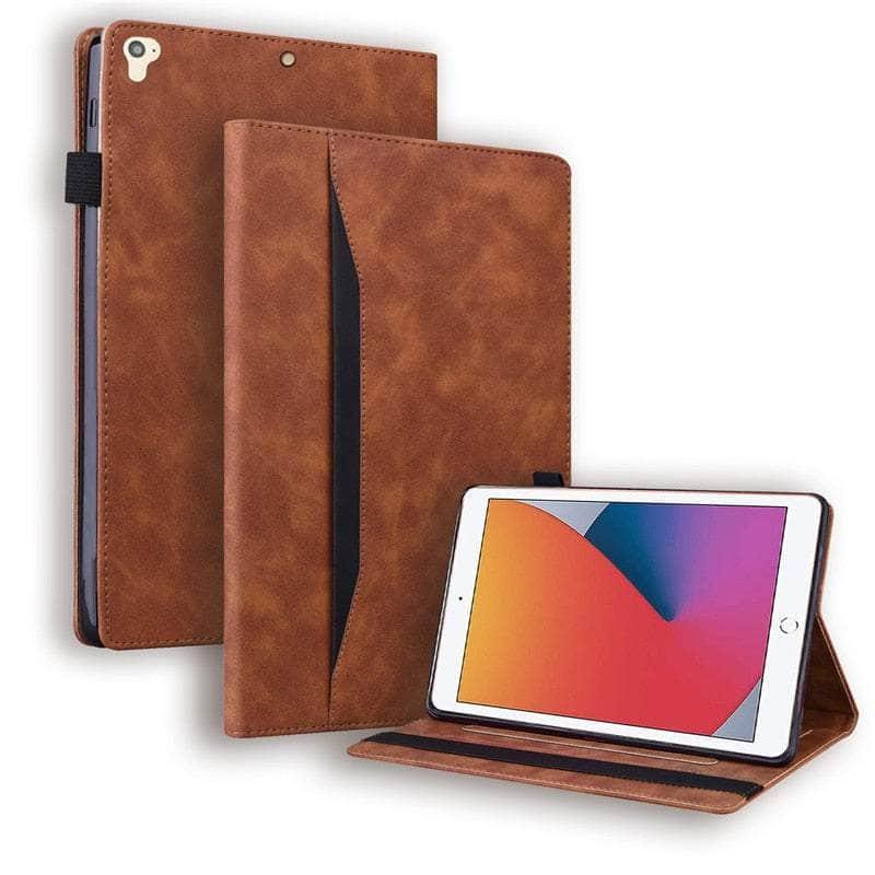Casebuddy brown / For iPad Pro 11 2022 iPad Pro 11 2022 Luxury Leather Wallet Case